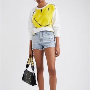 Desigual Smiley Sweatshirt - Medium